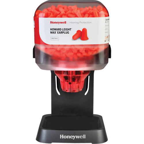 Howard Leight Maximum Prefilled Earplug Dispenser Action Paper