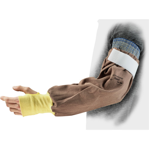 ActivArmr&reg; 59-406 Welding Sleeve, 22" L, Brown Action Paper