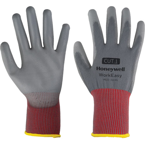 WorkEasy Cut Protective Gloves, 6/X-Small, 13 Gauge, Polyurethane Coated, EN 388 Level 1 Action Paper