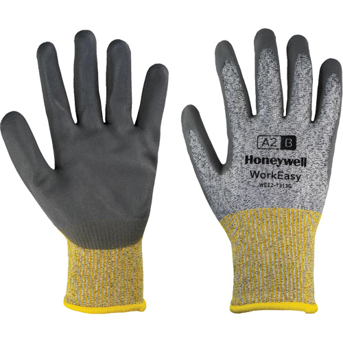 Gants de protection contre les coupures WorkEasy, Taille 6/T-petit, Calibre 13, Rev&ecirc;tement Mousse de nitrile, Enveloppe en PEHP/Fibre de verre, ASTM ANSI niveau A2/EN 388 niveau B Action Paper