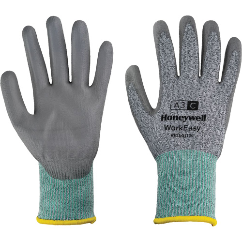 WorkEasy Cut Protective Gloves, Size 6/X-Small, 13 Gauge, Polyurethane Coated, HPPE/Glass Fibre Shell, ASTM ANSI Level A3/EN 388 Level C Action Paper