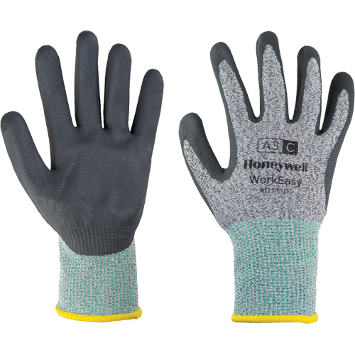 WorkEasy Cut Protective Gloves, Size 6/X-Small, 13 Gauge, Foam Nitrile Coated, HPPE/Glass Fibre Shell, ASTM ANSI Level A3/EN 388 Level C Action Paper