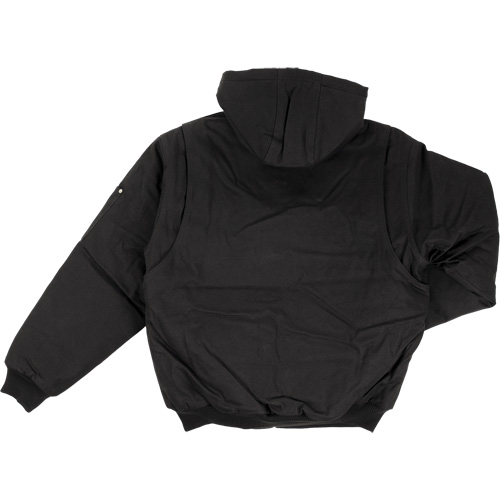 Hooded Duck Bomber Jacket, Men's, Medium (Tall), Black Action Paper