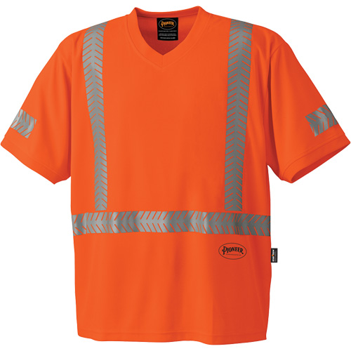 6900 T-shirt de protection contre les rayons UV CoolPass, 3T-Grand, Orange haute visibilit&eacute; Action Paper