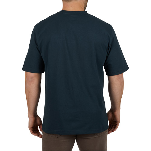 T-shirt robuste avec poche, Hommes, Petit, Bleu Action Paper