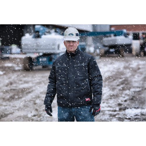 Blouson classique GridIron, Hommes, Petit, Noir Action Paper