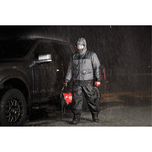 Hydrobreak Rainshell Jacket, Men's, 3X-Large, Grey Action Paper