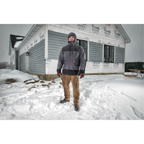 Hydrobreak Rainshell Jacket, Men's, 3X-Large, Grey Action Paper