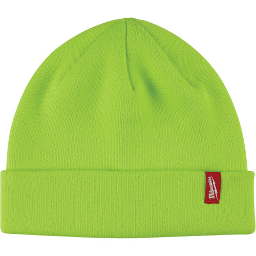 Tuque &agrave; revers haute visibilit&eacute;, Taille unique, Vert Action Paper