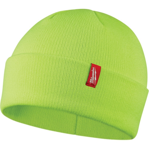 Tuque &agrave; revers haute visibilit&eacute;, Taille unique, Vert Action Paper