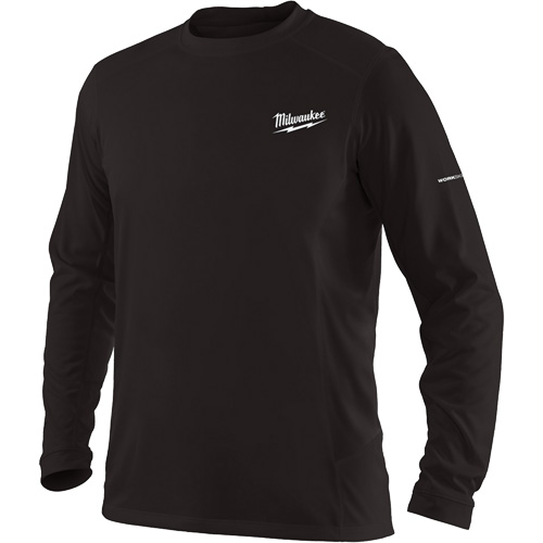 T-shirt &agrave; manches longues Workskin, Hommes, Petit, Noir Action Paper