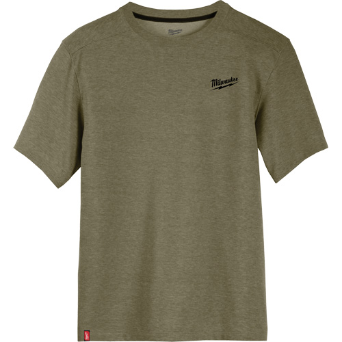 T-shirt de travail hybride, Hommes, Petit, Vert Action Paper