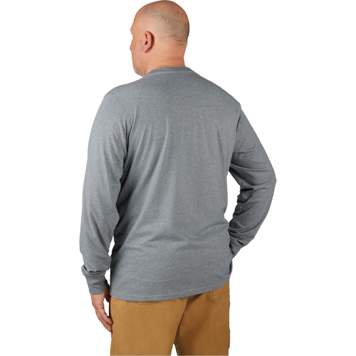 T-shirt de travail hybride, Hommes, Petit, Gris Action Paper