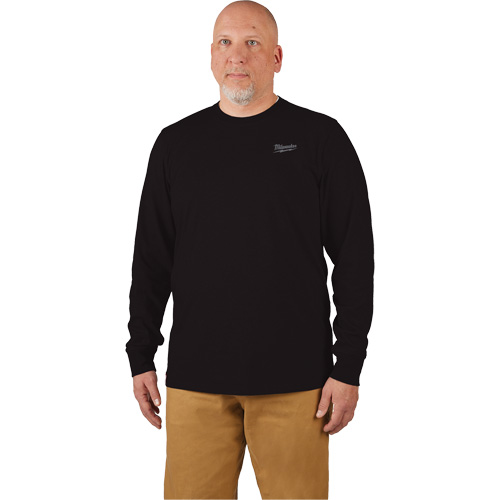 Hybrid Work Tee Shirt, Men's, Small, Black Action Paper