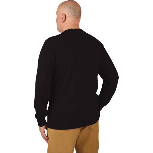 Hybrid Work Tee Shirt, Men's, Small, Black Action Paper