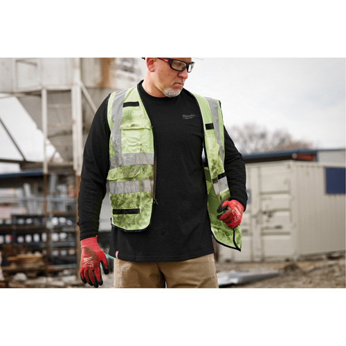 Hybrid Work Tee Shirt, Men's, Small, Black Action Paper