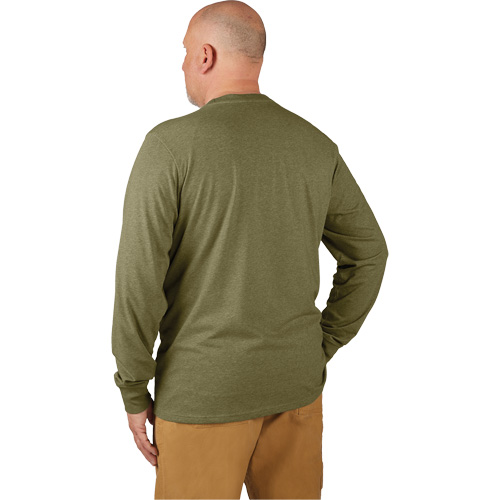 T-shirt de travail hybride, Hommes, Petit, Vert Action Paper