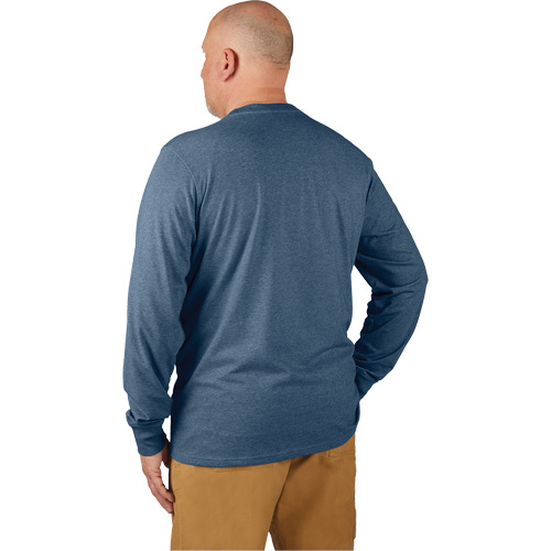 T-shirt de travail hybride, Hommes, Petit, Bleu Action Paper