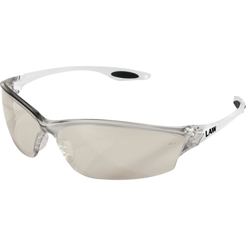 Law&reg; LW2 Series Safety Glasses, Clear/Indoor/Outdoor Lens, Anti-Scratch, ANSI Z87+/Meets/Exceeds CSA Z94.3 Action Paper