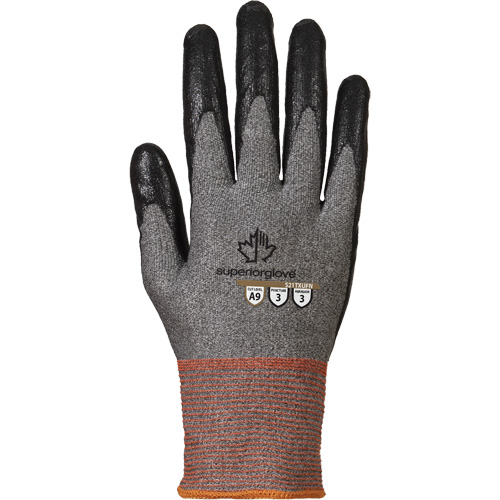 Gants enduits, Taille 5, Calibre 21, Rev&ecirc;tement Nitrile, Enveloppe en TenActiv, ASTM ANSI niveau A9 Action Paper