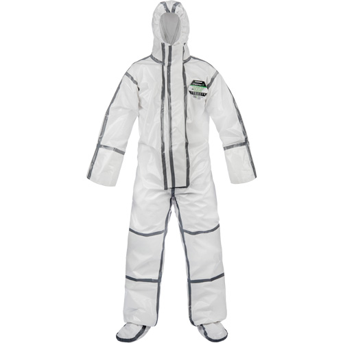 ChemMax&reg; 2 Coverall, ChemMax, Medium, White Action Paper