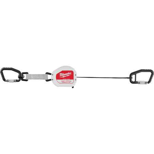 Quick-Connect Tool Lanyard, Retractable, Dual Carabiner Action Paper
