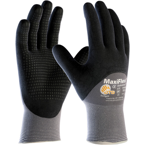 ATG MaxiFlex&reg; Endurance Touchscreen Compatible Gloves, X-Large, Nitrile Coating, 15 Gauge, Nylon Shell Action Paper