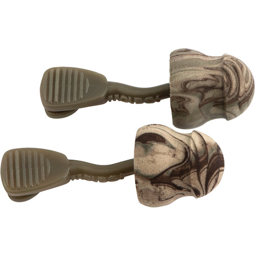Glide&reg; Camo Foam No-Roll Twist-In Earplugs, Bulk - B Action Paper