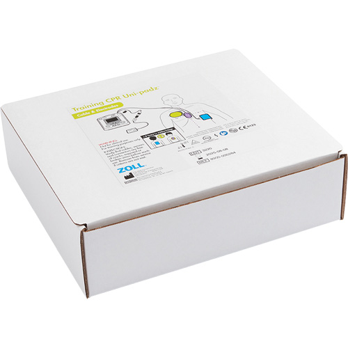 Trousse de formation et d&eacute;monstration RCR Uni-Padz, Zoll AED 3 Pour, Non m&eacute;dical Action Paper
