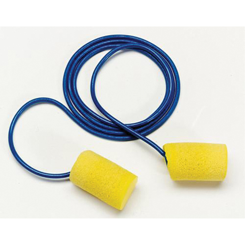 Bouchons d'oreilles classiques E-A-R, Vrac - Sac en poly, Petit, Avec cordon Action Paper