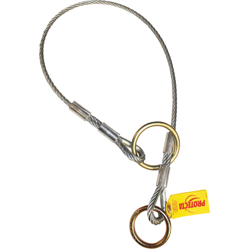 Adaptateur pour c&acirc;ble &agrave; deux anneaux, Fixation universelle, Usage Temporaire Action Paper