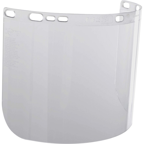 F20 Clear Moulded Faceshield Action Paper