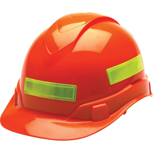 Lime-Green Reflective Hardhat Stickers Action Paper