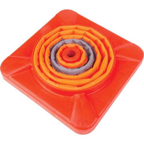 Collapsible Traffic Cone, 18" H, Orange Action Paper