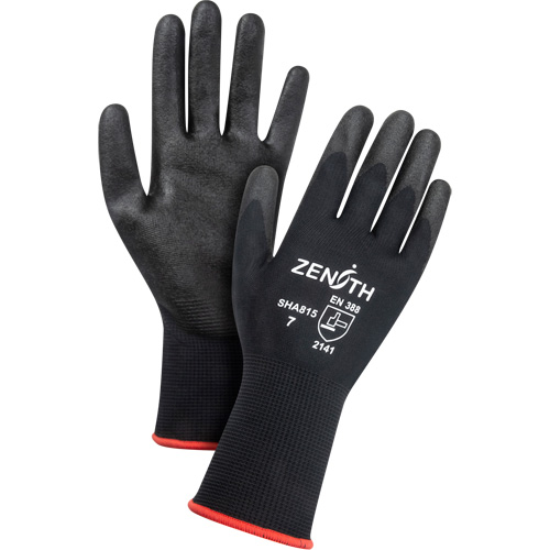Gants enduits, 8, R&ecirc;vetement PVC, Calibre 13, Enveloppe en Nylon Action Paper