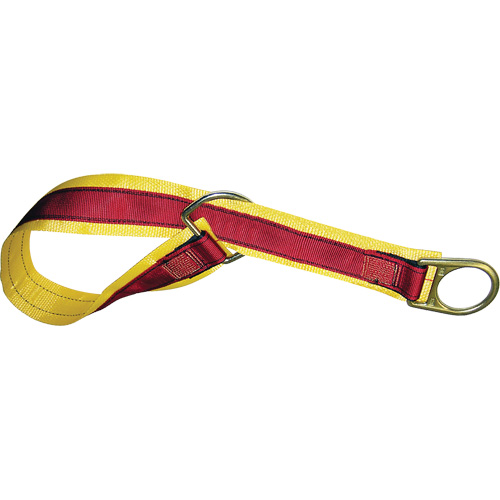 4' Anchorage Connector Strap, D-Ring, Temporary Use Action Paper