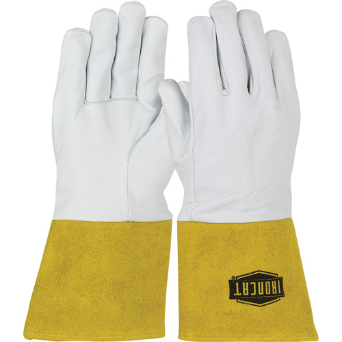Gant TIG en cuir de premi&egrave;re qualit&eacute; Ironcat, Cuir fleur de chevreau, Taille Petit Action Paper