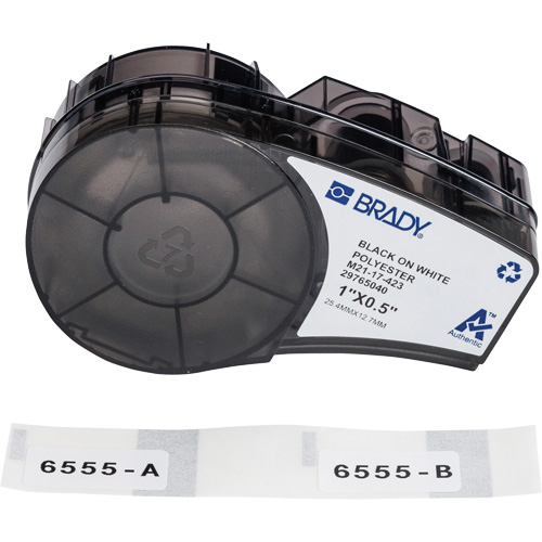 Harsh Environment Multi-Purpose Labels with Ribbon, Black Action Paper