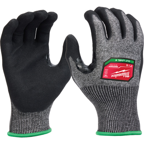 Gants enduits par trempage &agrave; dext&eacute;rit&eacute; &eacute;lev&eacute;e, Taille Petit, Calibre 18, Rev&ecirc;tement Nitrile, Enveloppe en Poly&eacute;thyl&egrave;ne, ASTM ANSI niveau A6/EN 388 niveau F Action Paper