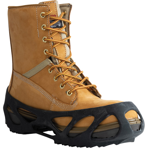 Brass Stride&reg; Non-Sparking Ice Cleats, Brass, Stud Traction, Small Action Paper