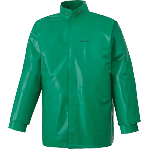 J43 380 CA-43&reg; FR Chemical- & Acid-Resistant Jacket, Small, Green Action Paper
