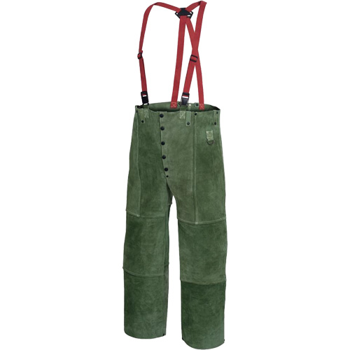 WP 100 Welder's Waist Pants, Small, Green Action Paper