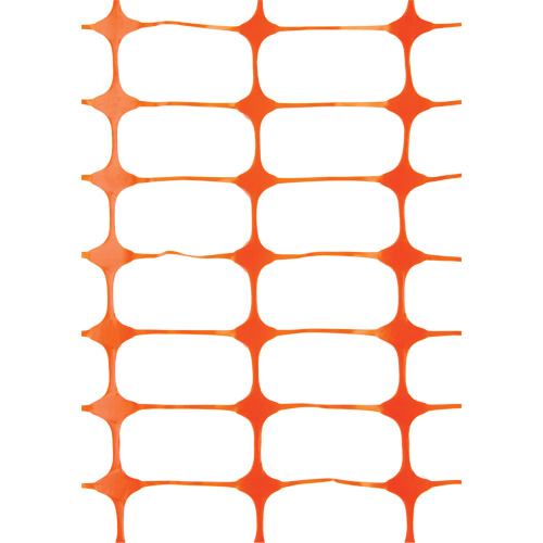 Cl&ocirc;ture &agrave; neige, 50' lo x 4' la, Orange Action Paper