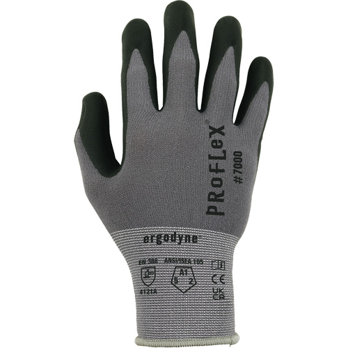 ProFlex 7000 Coated Gloves, Size Small, 15 Gauge, Foam Nitrile Coated, Nylon/Spandex Shell, ASTM ANSI Level A1/EN 388 Level 1/EN 388 Level A Action Paper