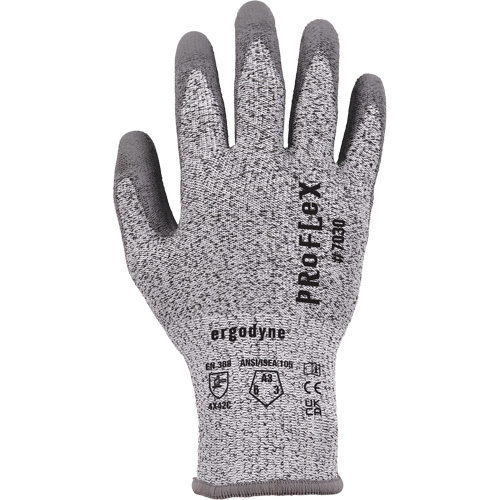 Gants r&eacute;sistant &agrave; la coupe Proflex 7030, Taille Petit, Calibre 13, Rev&ecirc;tement Polyur&eacute;thane, Enveloppe en Nylon/PEHP/Spandex, ASTM ANSI niveau A3/EN 388 niveau C Action Paper