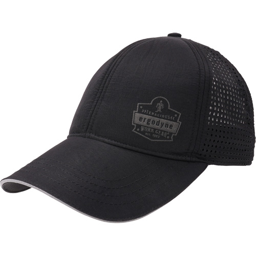 Chill-Its 8937 Performance Cooling Baseball Hat, Black Action Paper
