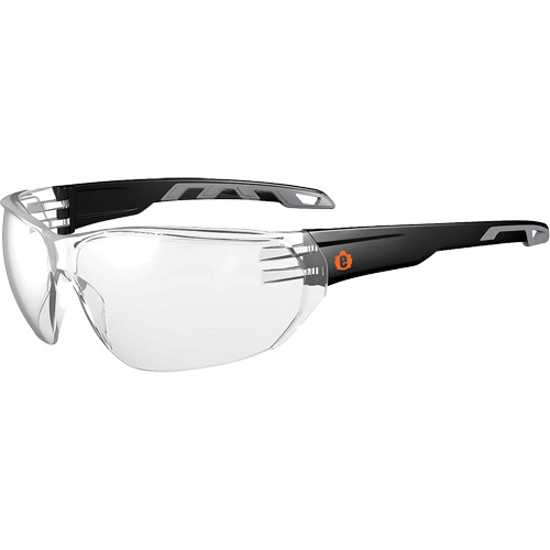 Lunettes de s&eacute;curit&eacute; sans monture Skullerz VALI, Lentille Transparent, Antibu&eacute;e/Anti-&eacute;gratignures, ANSI Z87+/R&eacute;pond ou surpasse la norme CSA Z94.3 Action Paper