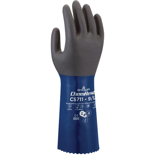 Gants r&eacute;sistants aux produits chimiques CS710, Taille 7, 14" lo, Polyester Action Paper