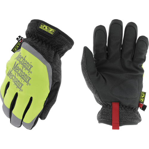 Coldwork Hi-Viz Fastfit&reg; Winter Work Gloves, Size 8, ASTM ANSI Level A5 Action Paper