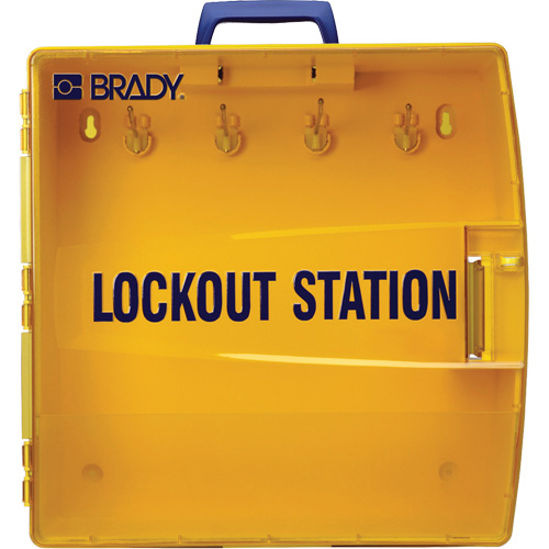 Ready Access Lockout Station, None Padlocks, 40 Padlock Capacity, Padlocks Not Included Action Paper